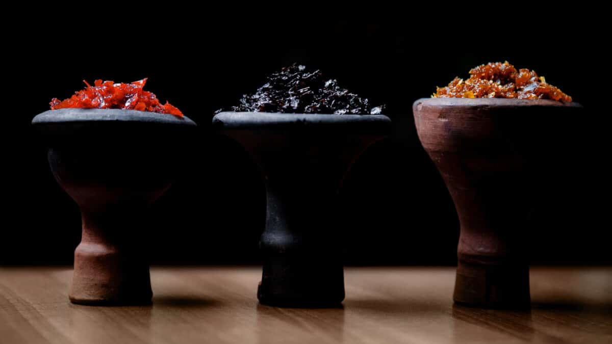 Clay bowl for hookah tobacco