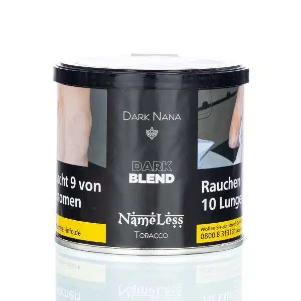 nameless shisha dark blend tabak 200g 40 dark nana