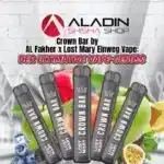 crown bar by al fakher x lost mary einweg vape der ultimative vape genuss