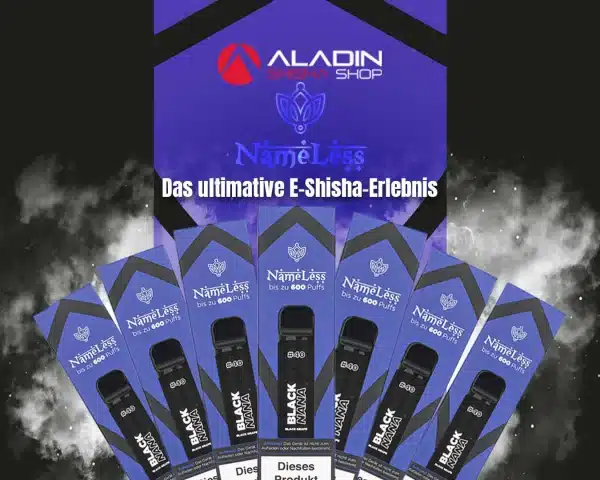 nameless 40 black nana vape das ultimative e shisha erlebnis