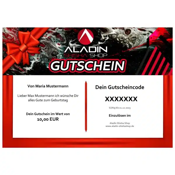 shisha shop gutschein